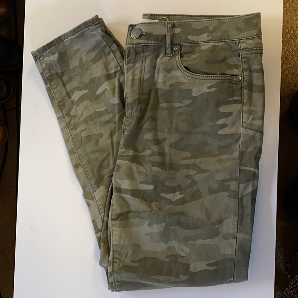 The Loft camo jeans